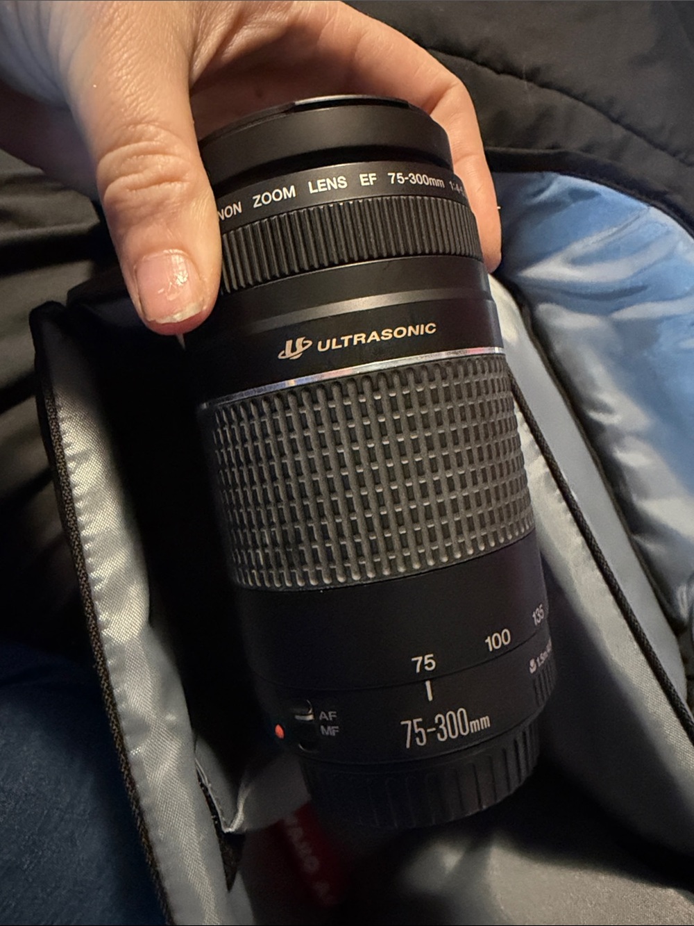 Canon 75-300mm Ultrasonic Zoom Lens - Black
